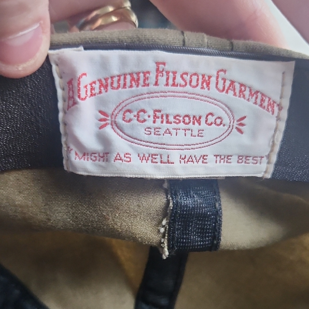 Vintage Filson Olive Green Men's Hat - Picture 5 of 7